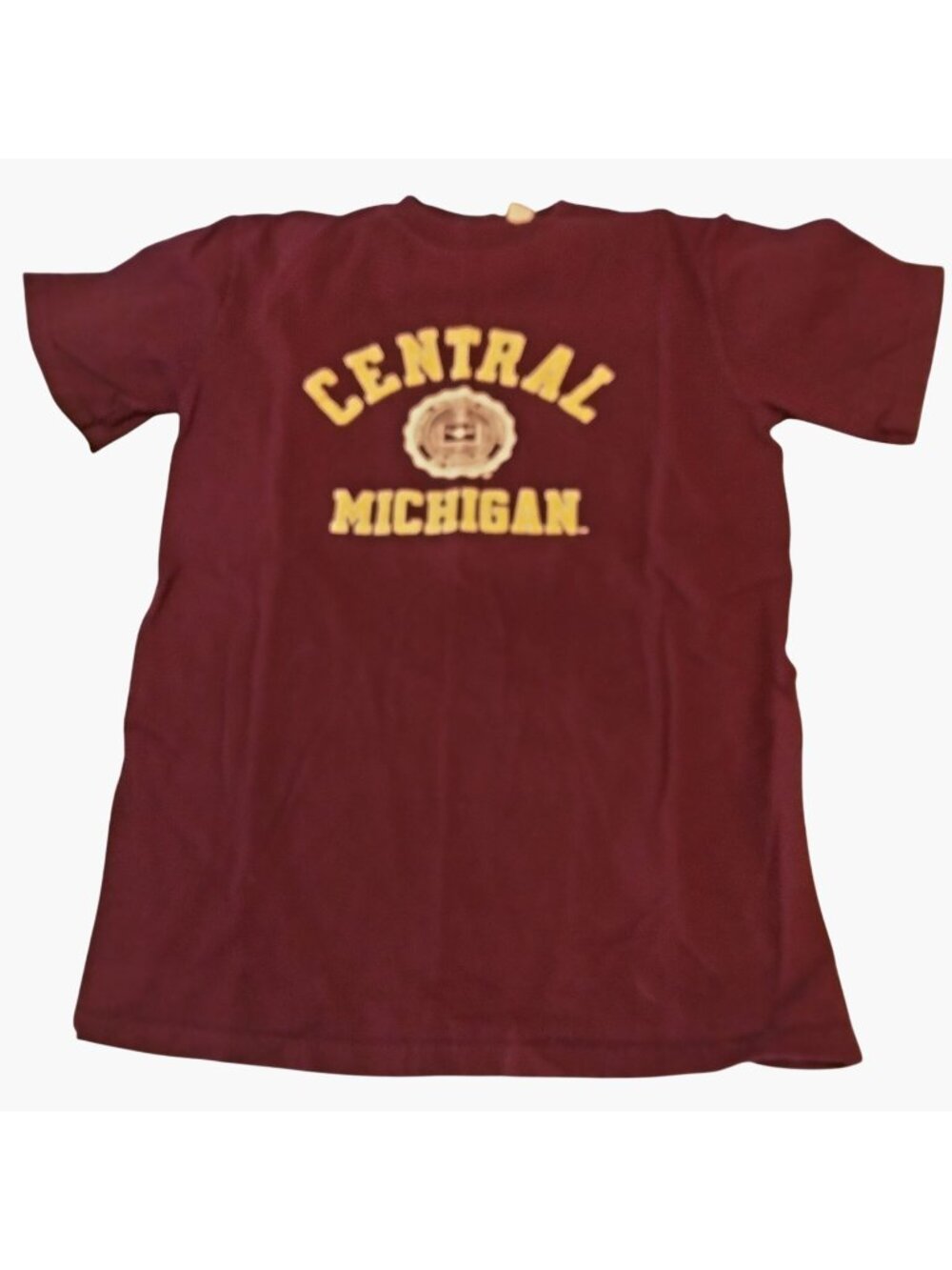 Central Michigan University T Shirt Gear For Sports Maroon Cotton Small
